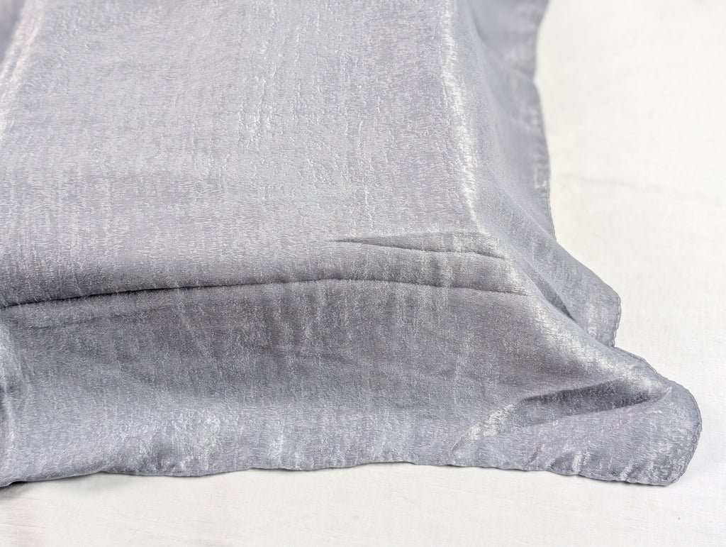 Silver Velvet Silk Hijab