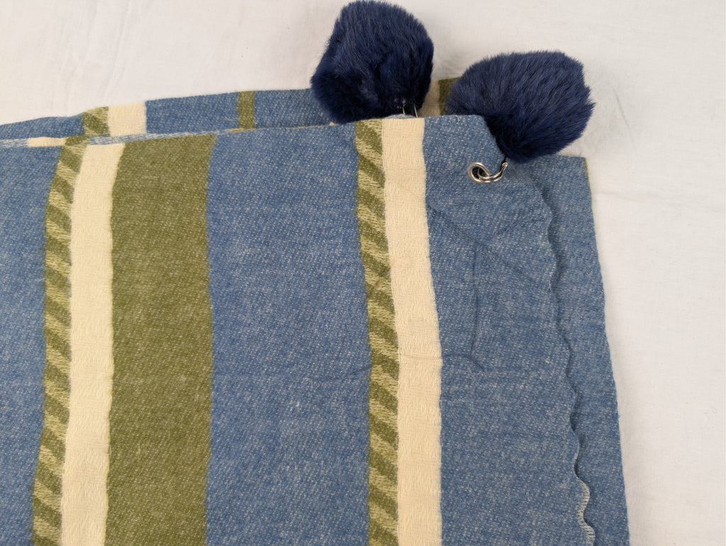 Soft Sky Olive Woolen Cashmere Hijab