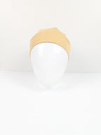 Tan Ruched Tube hijab Cap