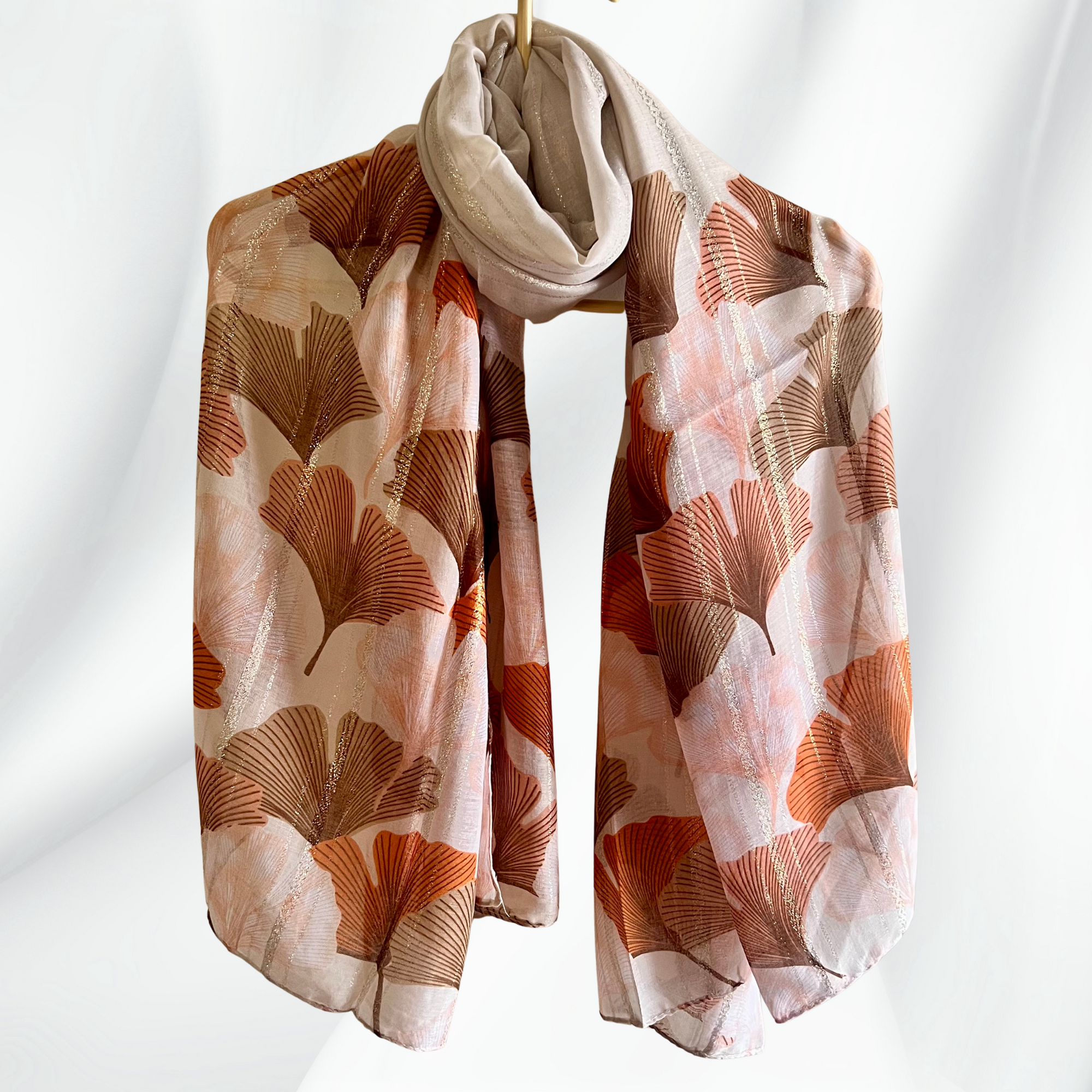 Serra Clay (Warm Brown ) – Luxury Printed Lawn