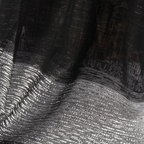 Organza Black Scarf