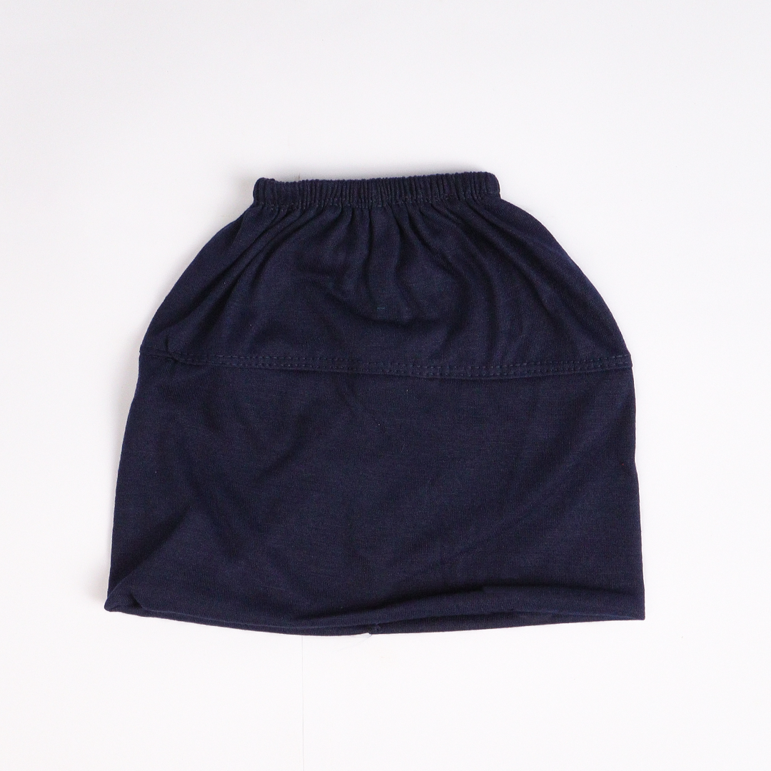 Navy Blue Long Cap