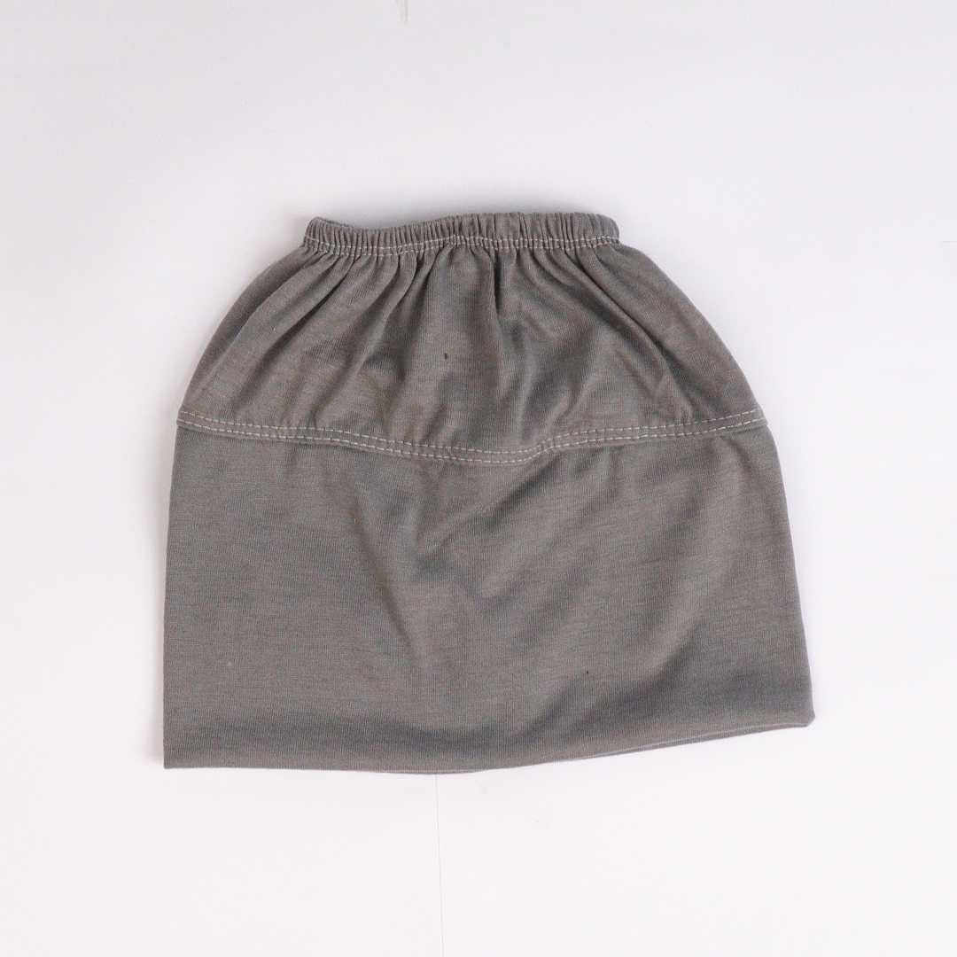 Grey Long Cap