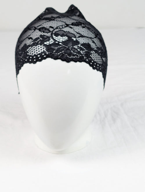 Black Net Tube Cap