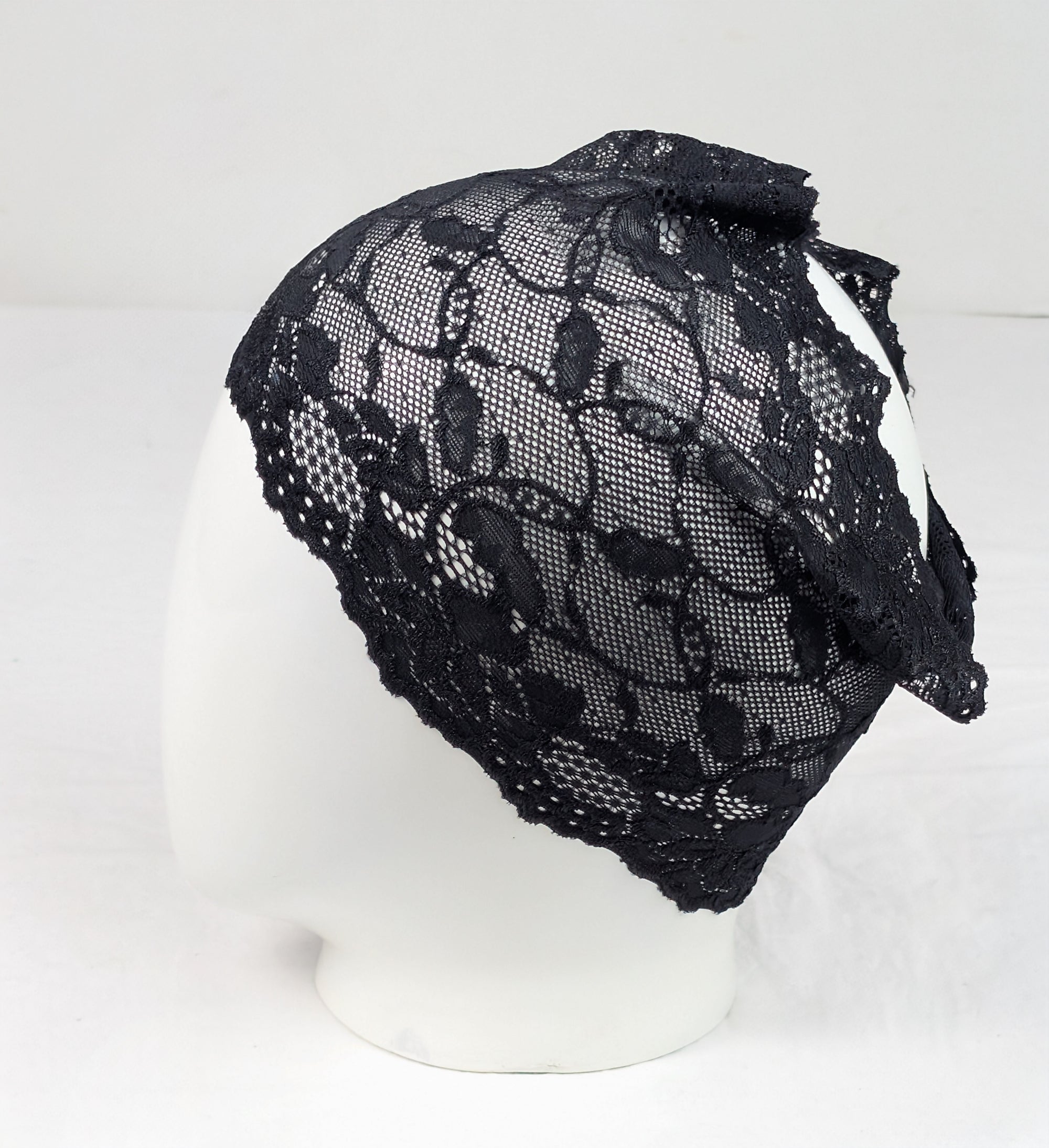 Black Net Tube Cap