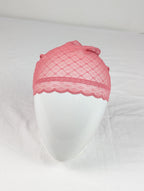 Blush Pink Net Tube Cap