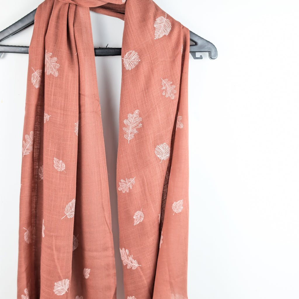Clay Leaf Lawn Hijab