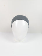 Grey Ruched Tube hijab Cap