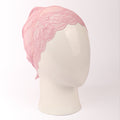 Pink Net Tie back Cap