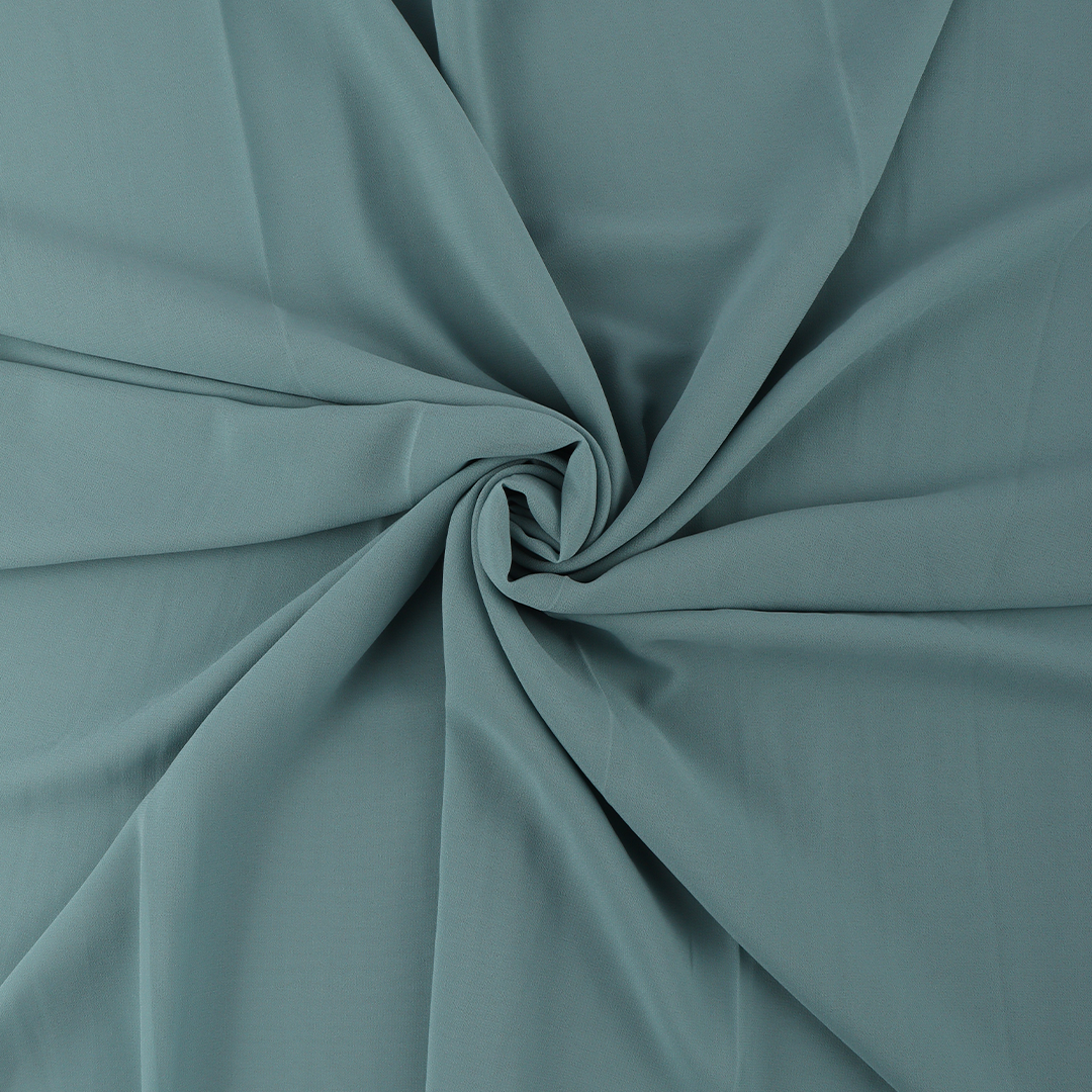Morning Sky Blue Georgette