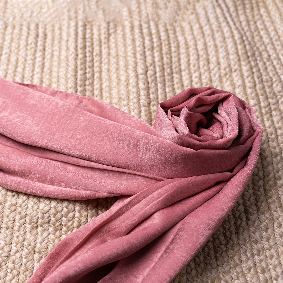 Luxury Velvet Silk Hijab for Women – Premium Formal & Evening Scarf